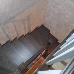 Поворотная лестница Лиссабон с забежными ступенями фото6